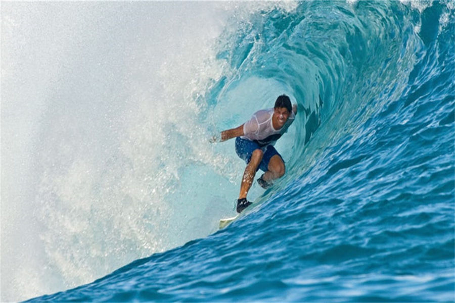 安纳塔拉笛古 - 冲浪图片1 - Anantara Dhigu Resort & Spa Surfing Photo 1